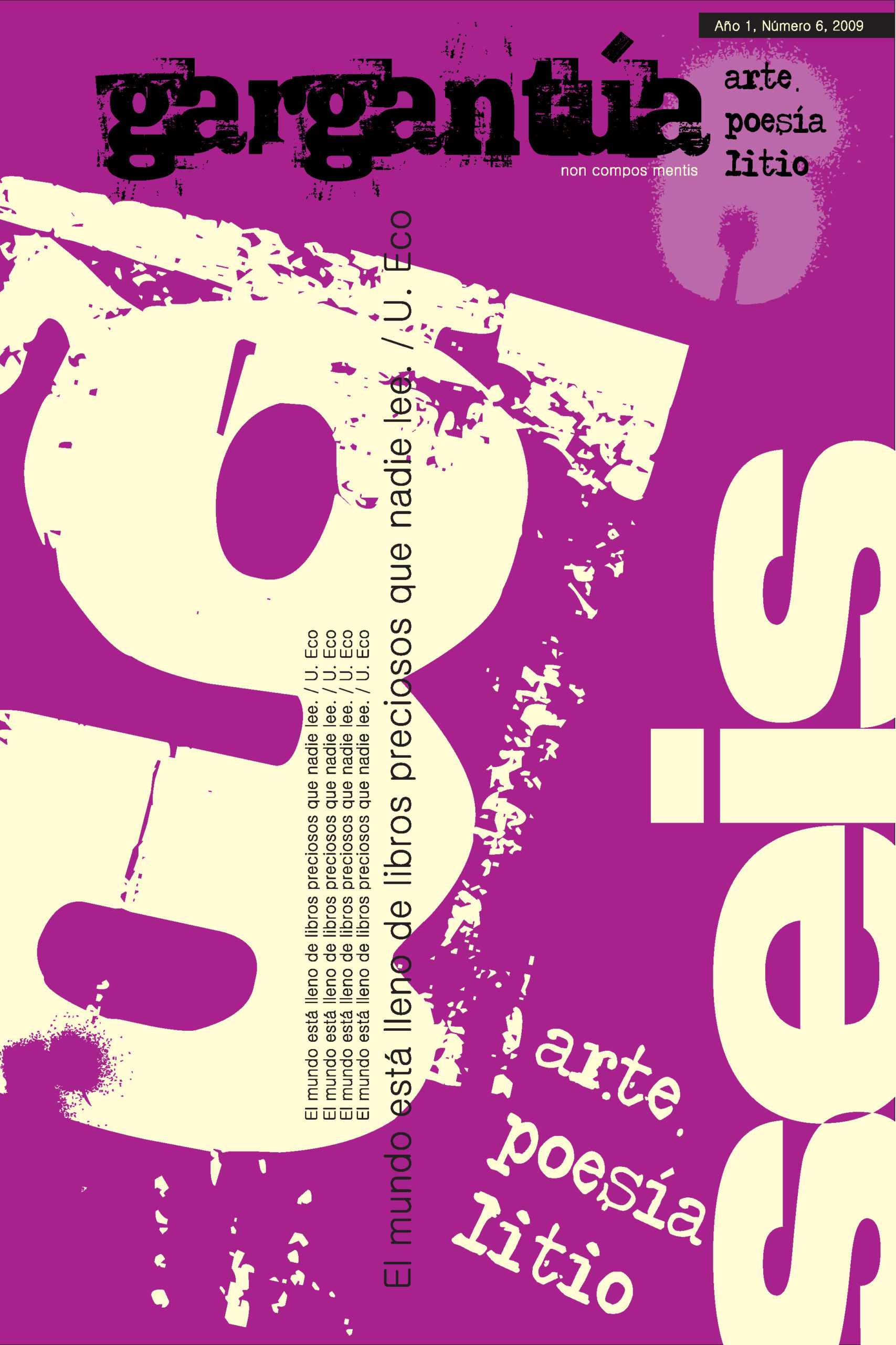 Gargantúa, Ed. 6, artwork design by Verónica Romero.
