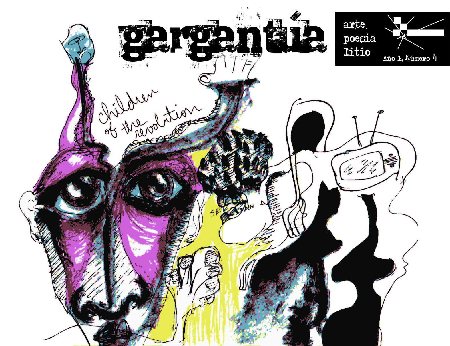 Portada Gargantua 4 Cover art by Ana Granera for the 4h edition of the printed magazine.